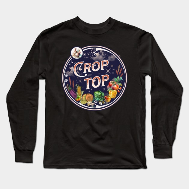 Crop Top Long Sleeve T-Shirt by TempoTees